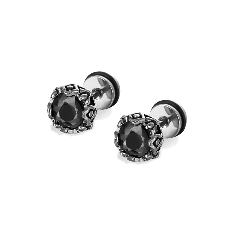 Tkb Earlobe Stretching Stud Earrings Unisex-6
