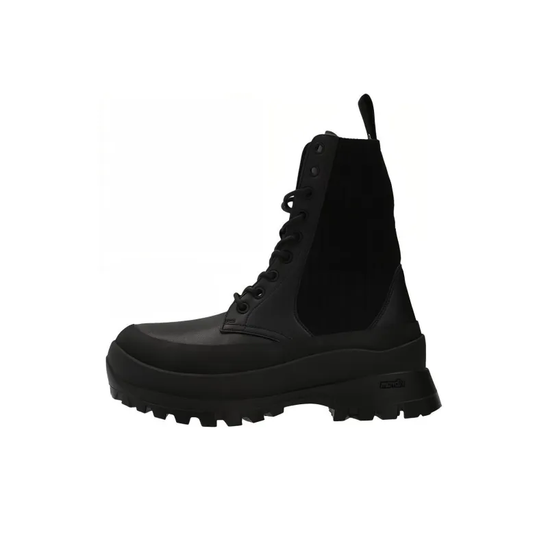 Stella McCartney Chelsea Knit Lace Up Trace Boots Women's-0