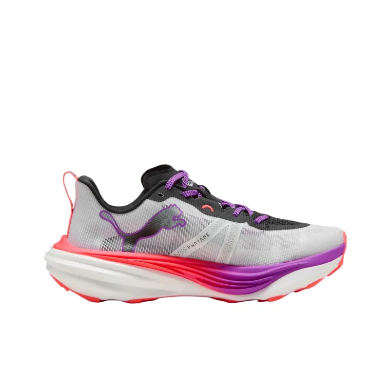 PUMA Shock Absorbers Slip Resistant Breathable Low Top Casual Shoes Women's Gray-1