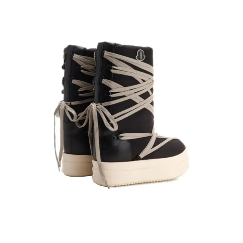 Moncler + Rick Owens Bigrocks Padded Boots-3