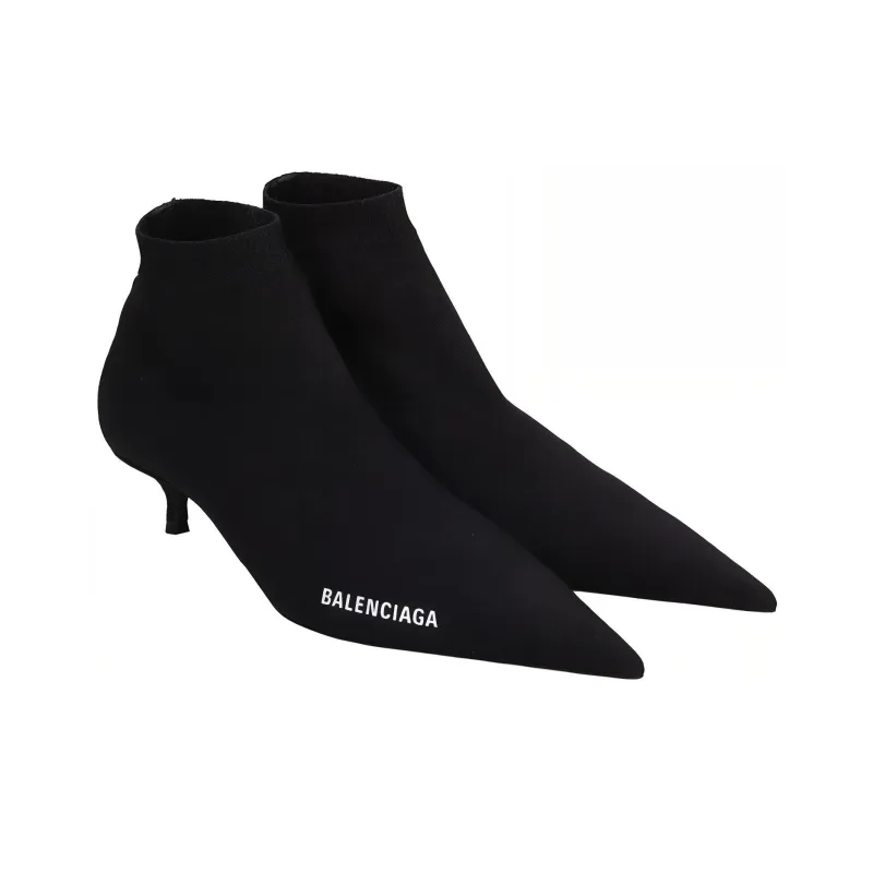 Balenciaga Knife Ankle Boots Women's Black-2