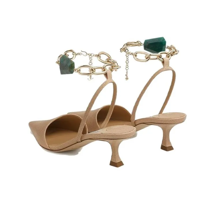 Jimmy Choo Rue 50 High Heels Women's Barley-4