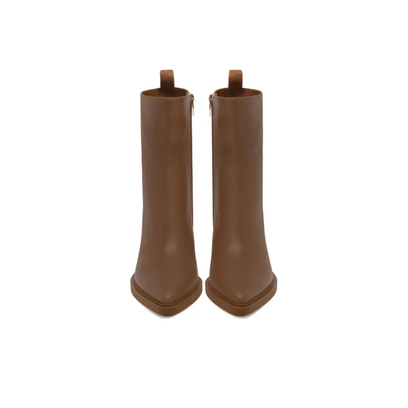 GIANVITO ROSSI Dylan Ankle Boots Women's Brown-3