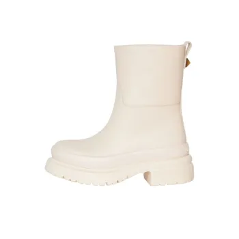 Valentino High Top Boot Ivory Women's