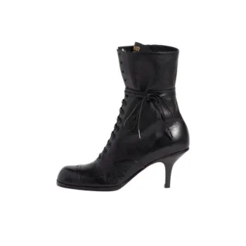 MIU MIU Ankle Boots 7.5cm Women's Black