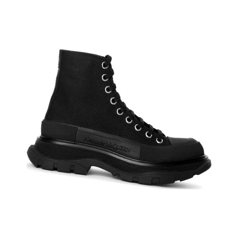 Alexander McQueen Tread Slick Boots 'Triple Black' Women's-1