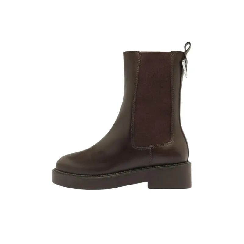 Schutz Short Chelsea Boots 4.3cm Women's Brown-0