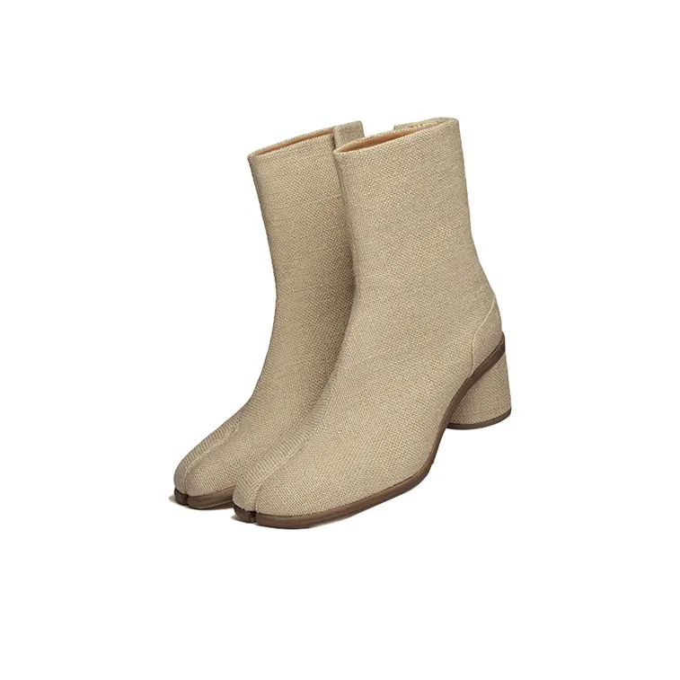 Maison Margiela Tabi Fashion Ankle Boots Men's White-1