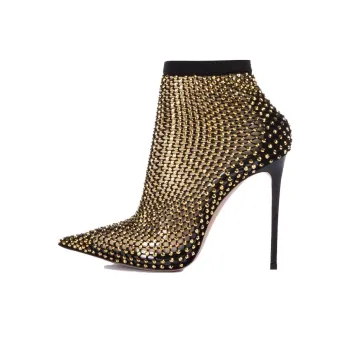Le Silla Gilda 115mm Crystal embellished Pumps