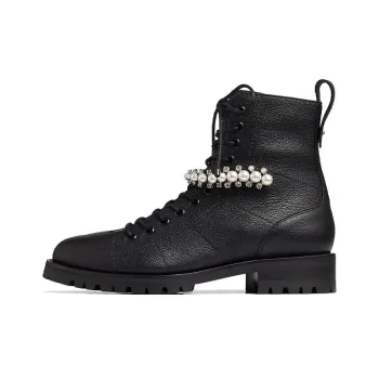 Jimmy Choo Cruz Combat Ankle Boots