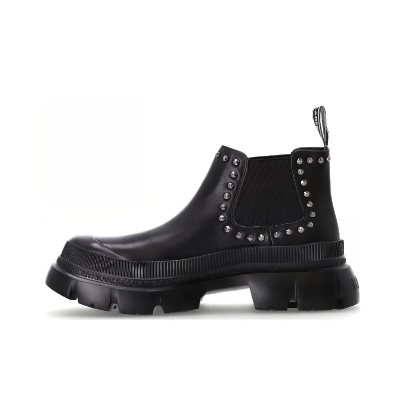 KARL LAGERFELD Chunky Logo-print Chelsea Boots-1