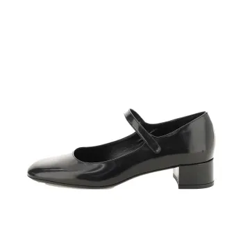 By Far Ginny Chunky Heel High Heels 45 Mm 3.5cm Women's Black
