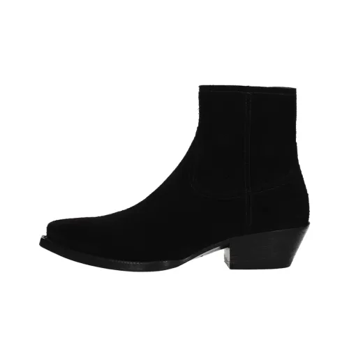 SAINT LAURENT Lukas 40mm Cowboy Ankle Boots