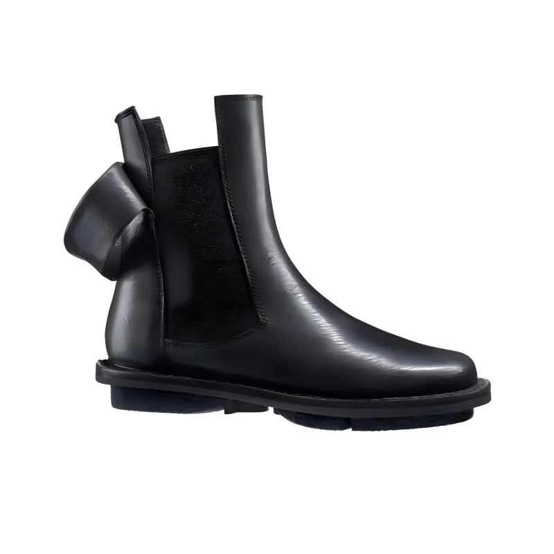 Trippen Collision Short Chelsea Boots Men's Black-1