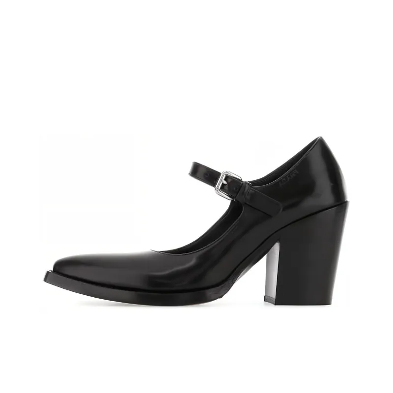 PRADA Chunky Heel High Heels Women's Black-0