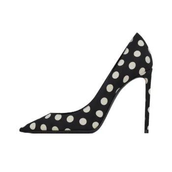 SAINT LAURENT Zoe 105mm Polka Dot-print Pumps
