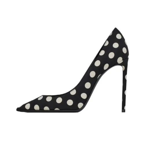 SAINT LAURENT Zoe 105mm Polka Dot-print Pumps