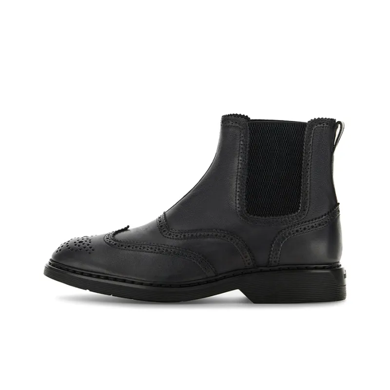 HOGAN Leather Chelsea Boots-0