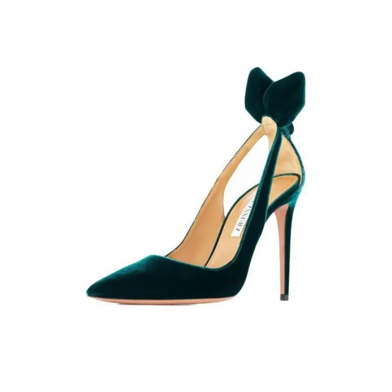 AQUAZZURA Slim Heel High Heels Women's Green-3