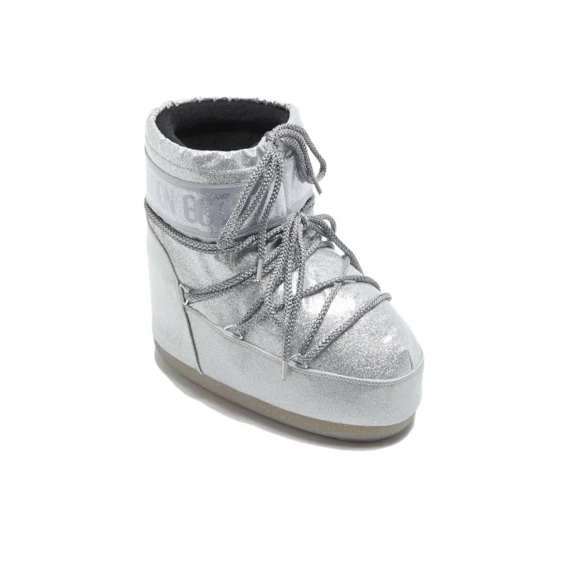 Moon Boot Icon Low Glitter Lace Up Boots-2