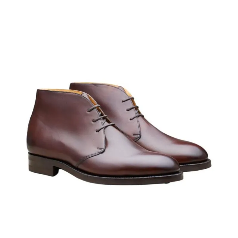 Edward Green Chukka Ankle Boots Men's Brown-3