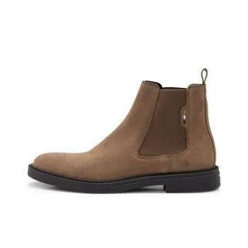 BOSS Calev Elasticated-panels Suede Boots