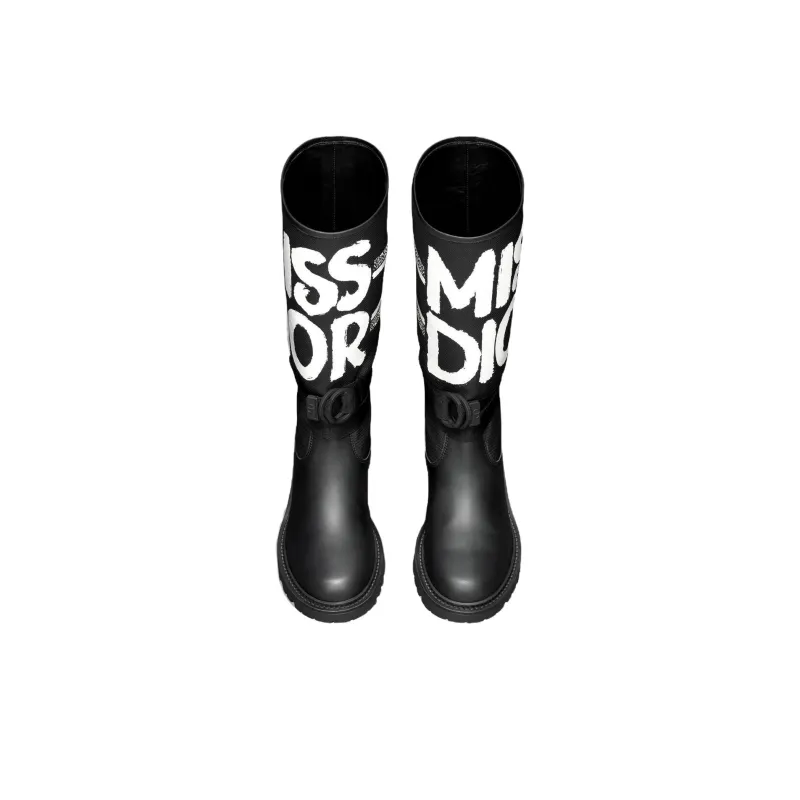DIOR D Major Ankle Boots Women's Black-3