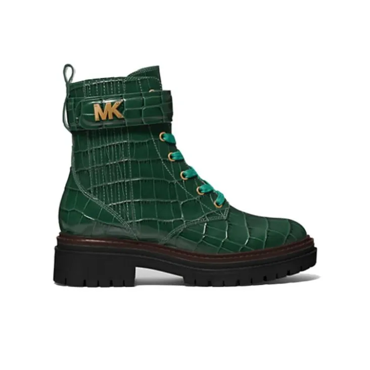 MICHAEL KORS Stark Ankle Boots Women's Green-1