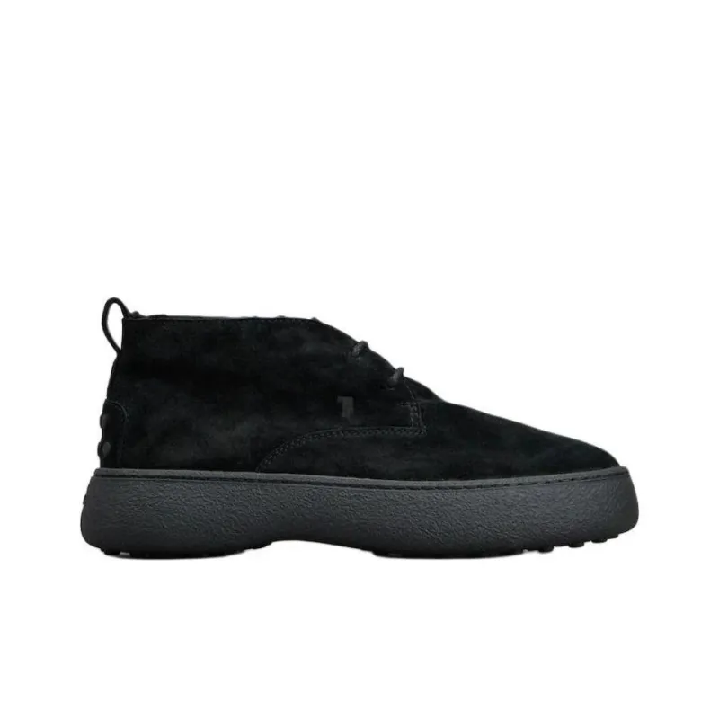 TOD'S W.G Ankle Boots Men's Black-1
