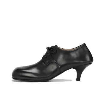 Marsèll Square-toe Lace-up Leather Pumps