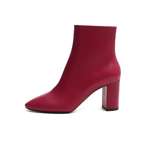 SAINT LAURENT Lou Ankle Boots Women's