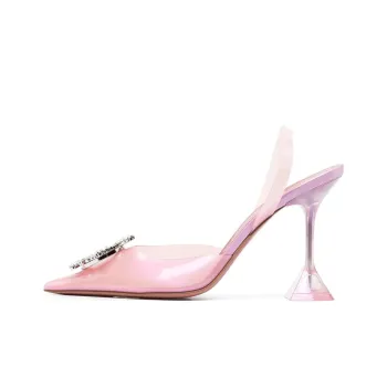 AMINA MUADDI Begum 95mm Transparent Pumps