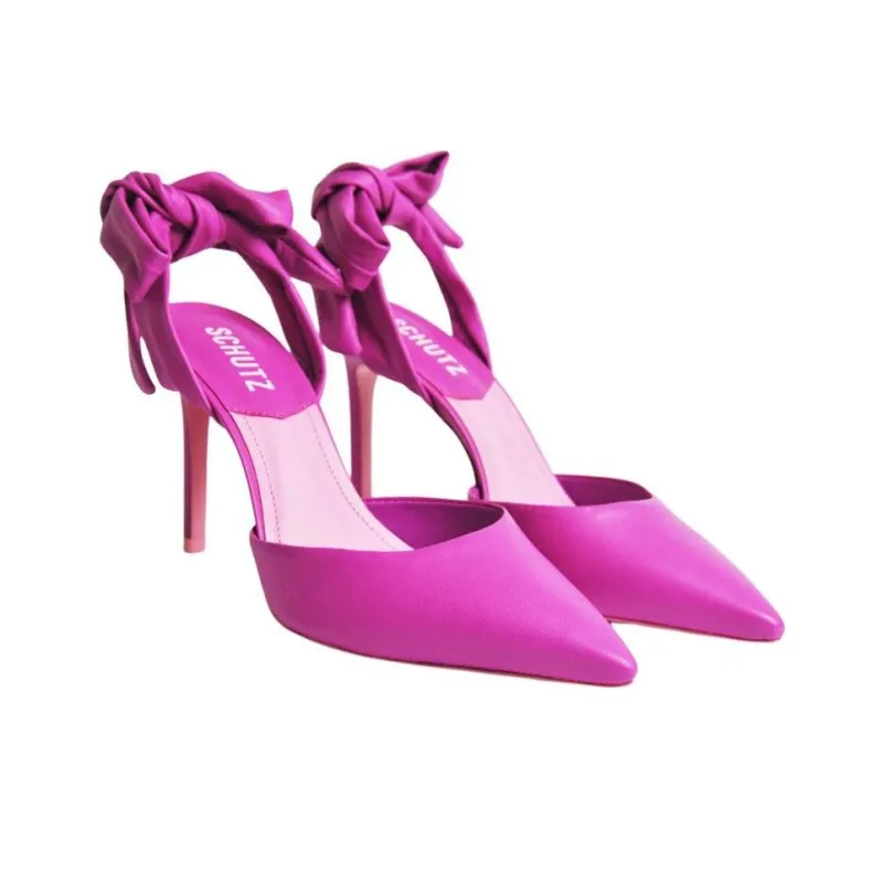 Schutz Pointed Suede Pumps-4