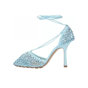 Bottega Veneta Slim Heel High Heels Women's Blue