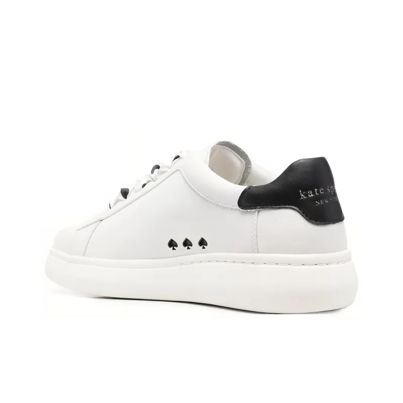 kate spade Polka-dot Lace Leather Sneakers-2