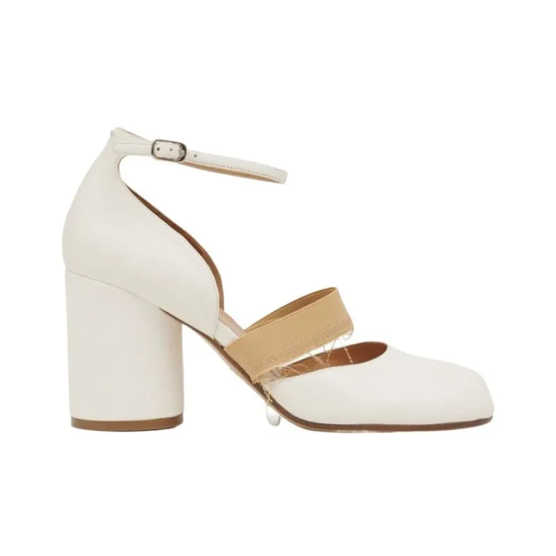 Maison Margiela Tabi Toe Block Heel Pumps-1