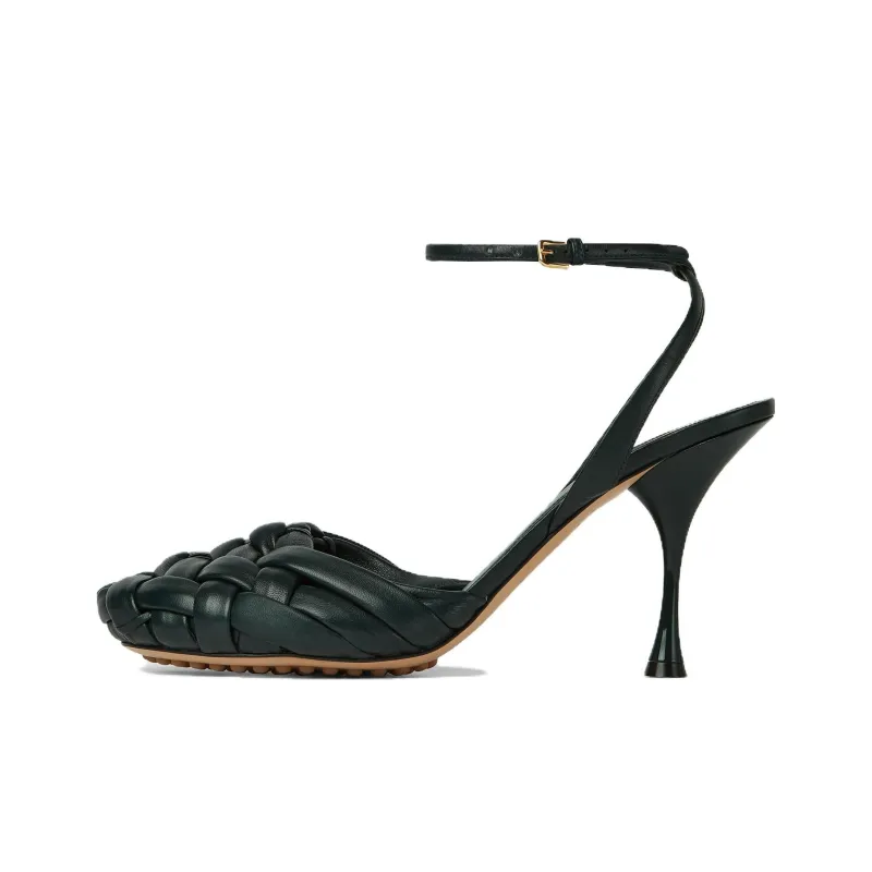 Bottega Veneta Slim Heel High Heels 9cm Women's Black-0