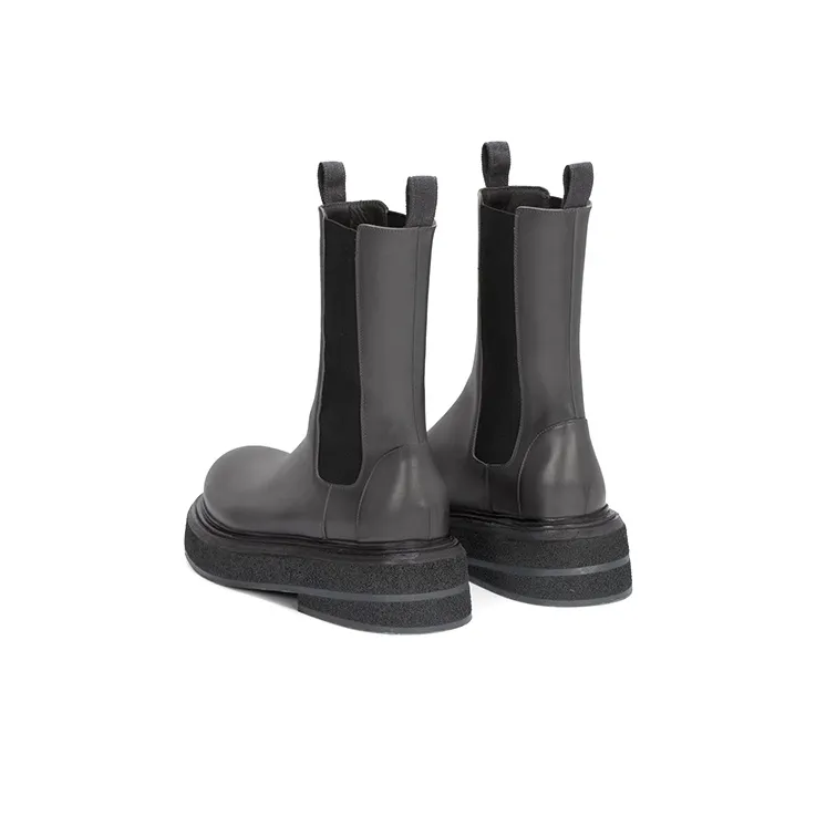 Marsèll Zuccone Short Chelsea Boots Men's Gray-3