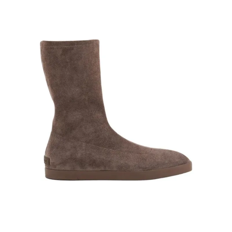 ISSEY MIYAKE x UNITED NUDE Skin Ankle Boots Women's Brown-1