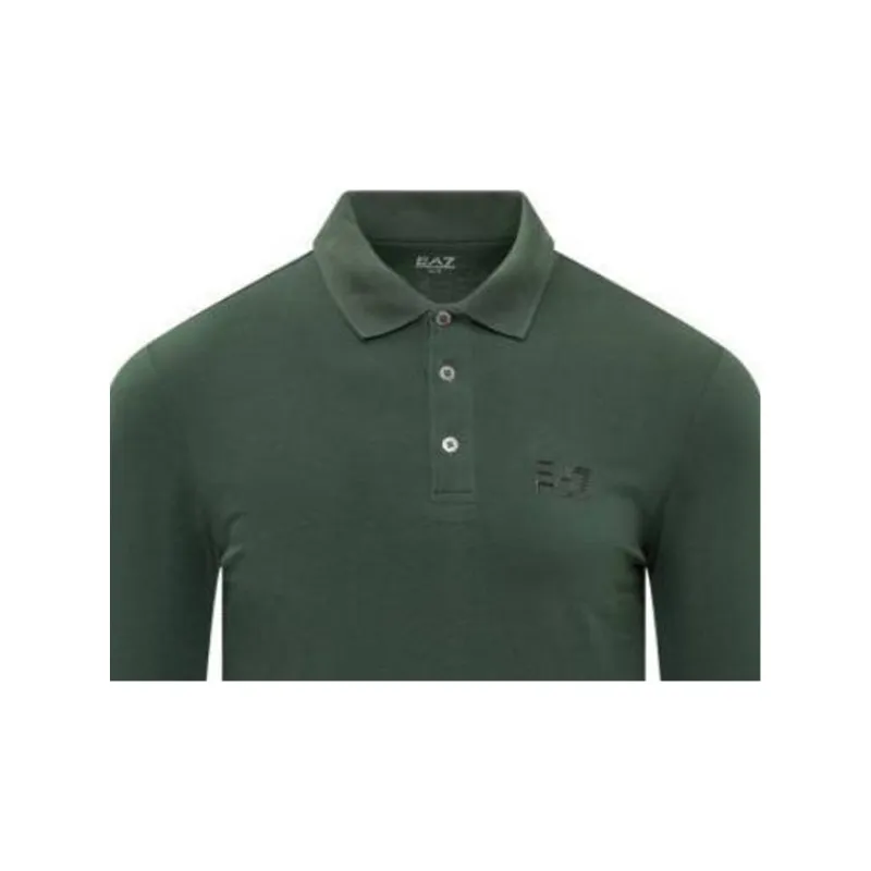 EMPORIO ARMANI EA7 Polo Shirt Men's Green-4