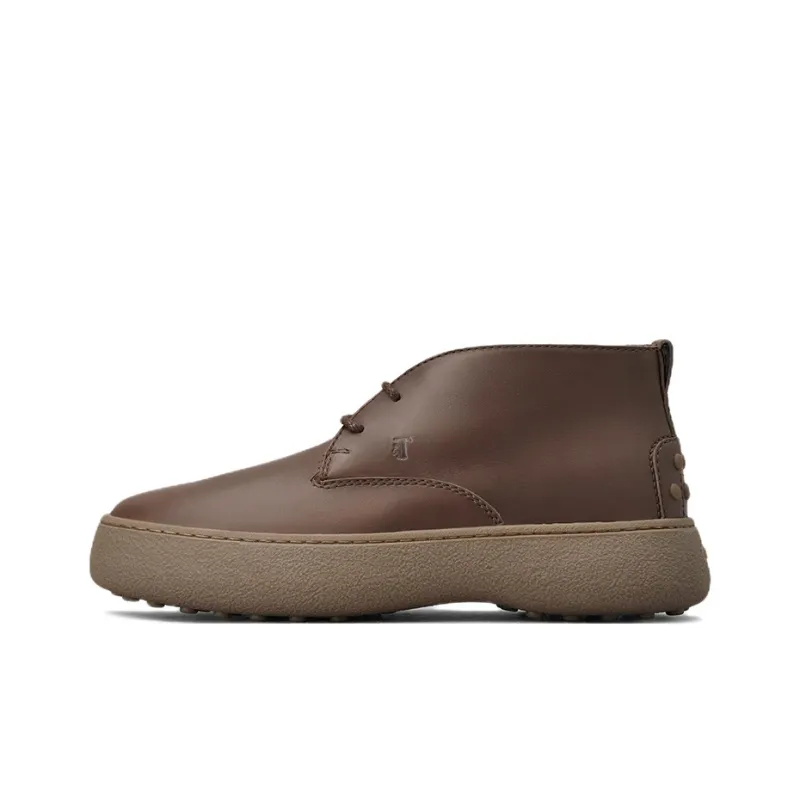 TOD'S WG Ankle Boots Men's Brown-0