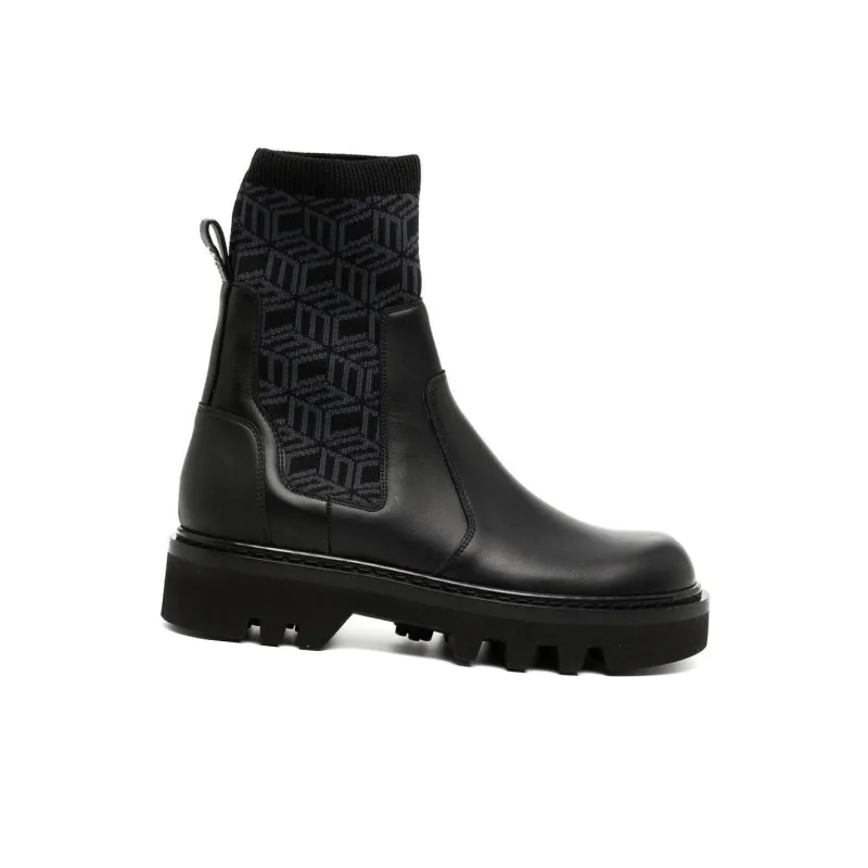 MCM Short Chelsea Boots Women's Black-1