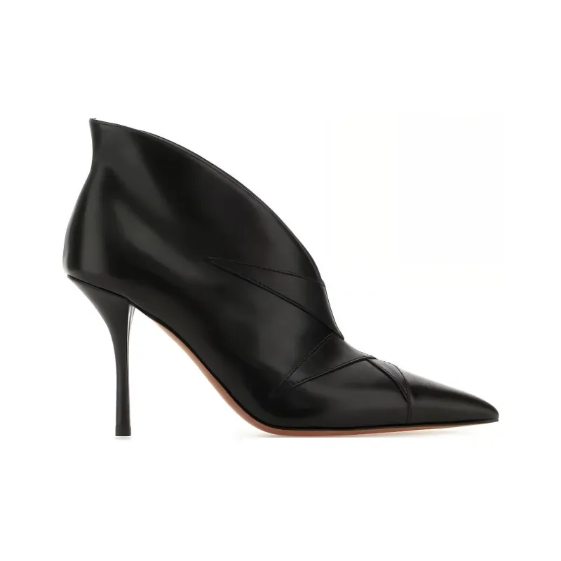 Alaia Ankle Boots 9cm Women's Black-1