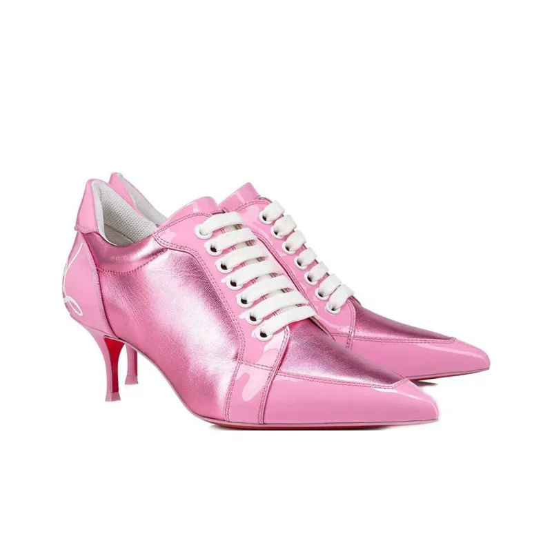 CL Slim Heel High Heels Women's Pink-3