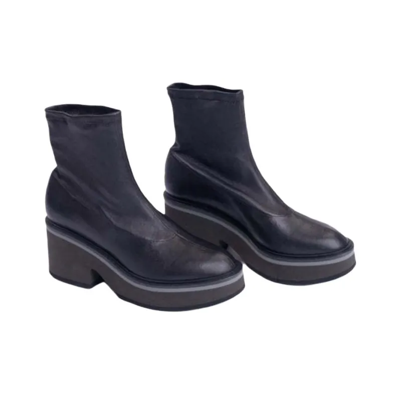 CLERGERIE ALBANE Ankle Boots 7.5cm Women's Black-2