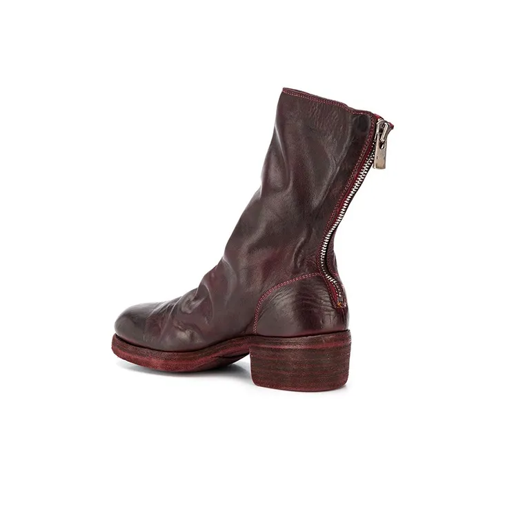 GUIDI Worn Effect Boots-3