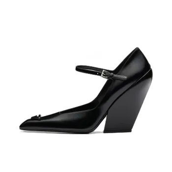PRADA Brushed Leather Pumps 'Black' Women's