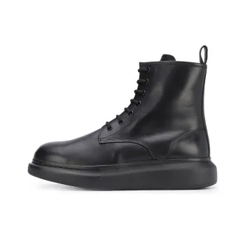 Alexander McQueen Ankle Boots Men Black