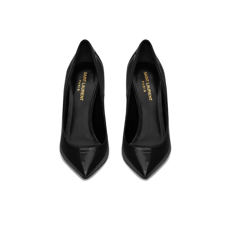 SAINT LAURENT Opyum Pointed Toe Pumps-3