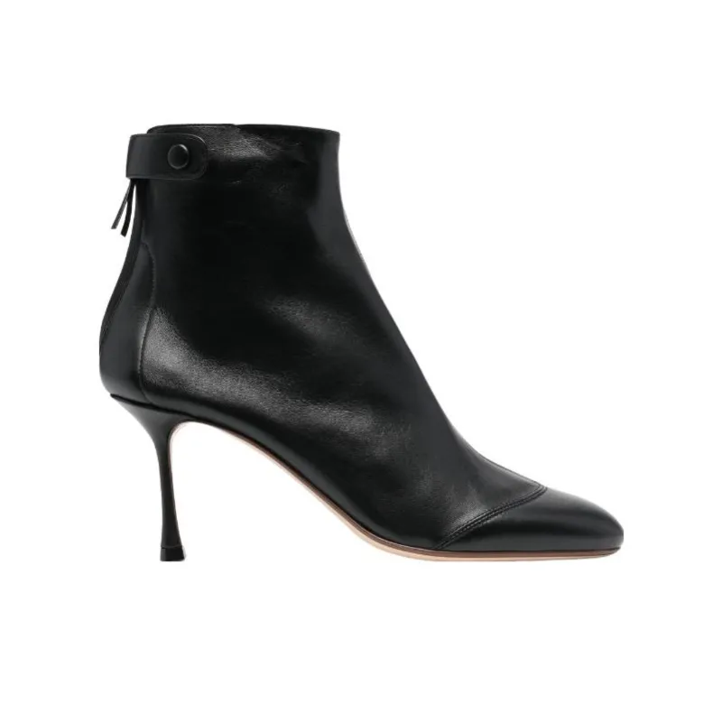 FRANCESCO RUSSO Ankle Boots 8cm Women's Black-1